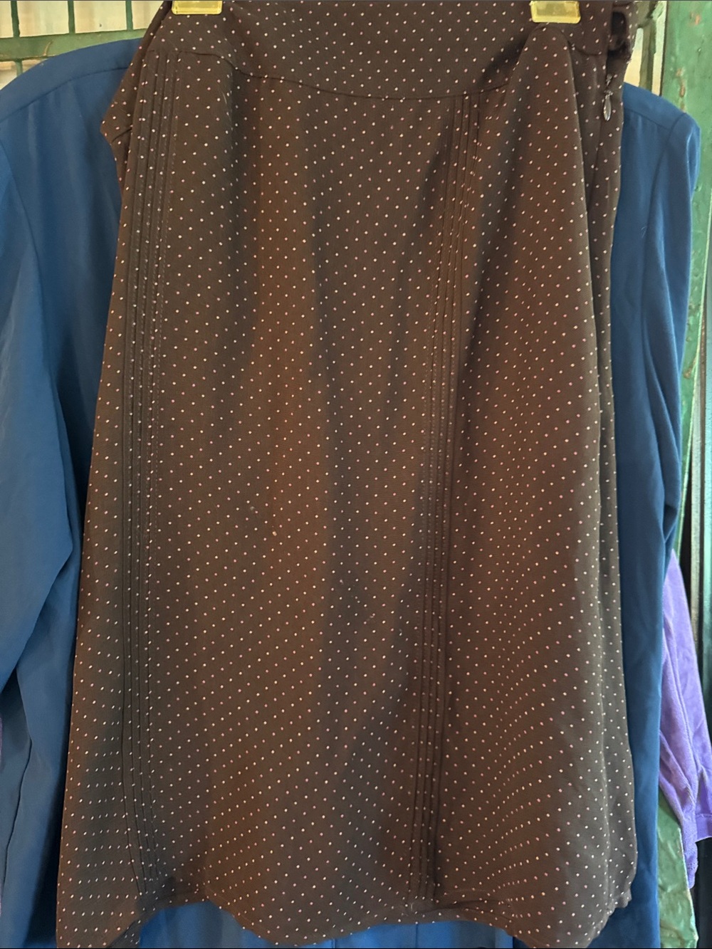 GAP Brown Shirt with White Microdots
